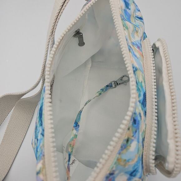 KIPLING BAG SAMARA BOOGIE BEACH‎ Crossbody Handbag HB7693 Blue Pink Gray - Picture 6 of 10